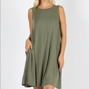 Women’s Green T-shirt Dress